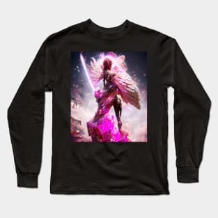 Rose Quartz, The Protector Long Sleeve T-Shirt